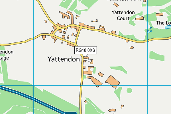 RG18 0XS map - OS VectorMap District (Ordnance Survey)