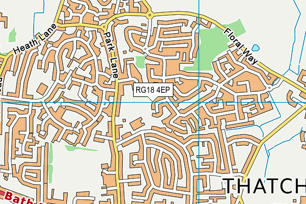 RG18 4EP map - OS VectorMap District (Ordnance Survey)