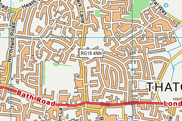 RG18 4NN map - OS VectorMap District (Ordnance Survey)