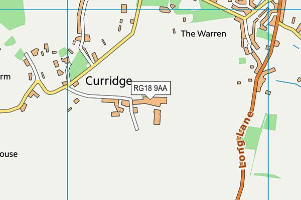 RG18 9AA map - OS VectorMap District (Ordnance Survey)