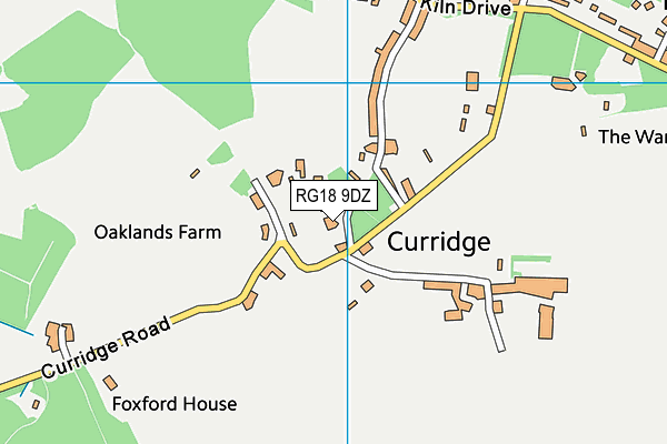 Curridge Primary School map (RG18 9DZ) - OS VectorMap District (Ordnance Survey)
