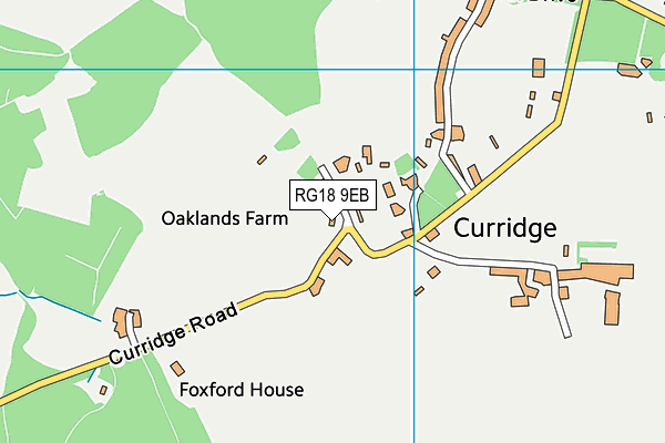 RG18 9EB map - OS VectorMap District (Ordnance Survey)