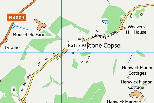 RG18 9HQ map - OS VectorMap District (Ordnance Survey)