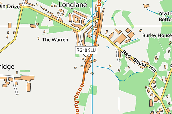 RG18 9LU map - OS VectorMap District (Ordnance Survey)