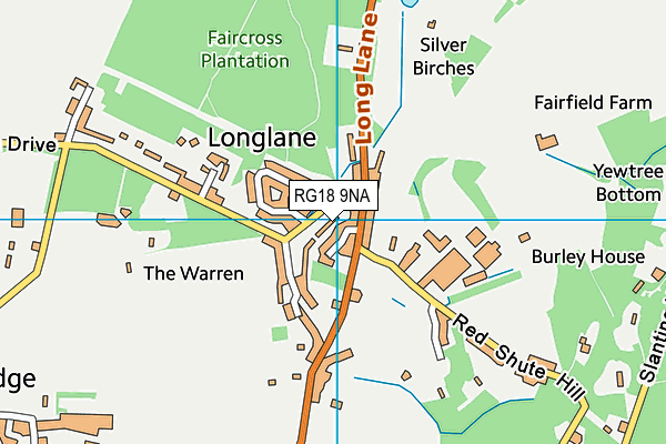 RG18 9NA map - OS VectorMap District (Ordnance Survey)