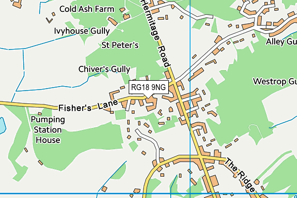 RG18 9NG map - OS VectorMap District (Ordnance Survey)