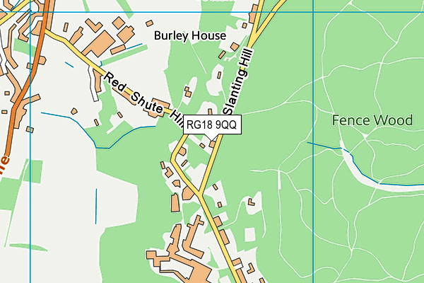 RG18 9QQ map - OS VectorMap District (Ordnance Survey)