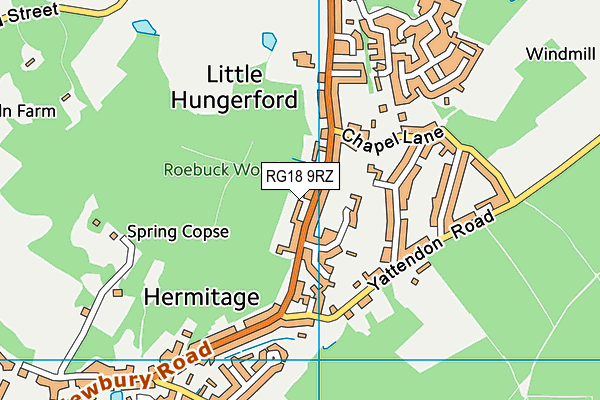 Map of HERMITAGE MEDIA LIMITED at district scale