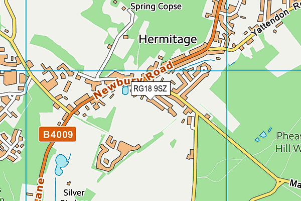 RG18 9SZ map - OS VectorMap District (Ordnance Survey)