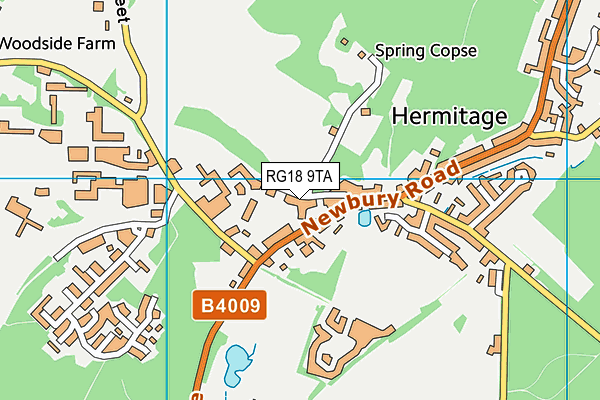 RG18 9TA map - OS VectorMap District (Ordnance Survey)