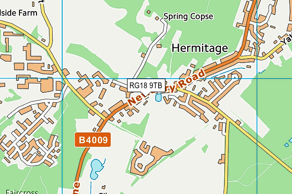 RG18 9TB map - OS VectorMap District (Ordnance Survey)