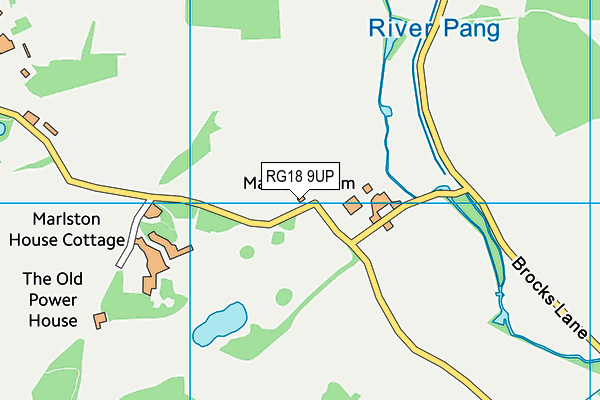 RG18 9UP map - OS VectorMap District (Ordnance Survey)