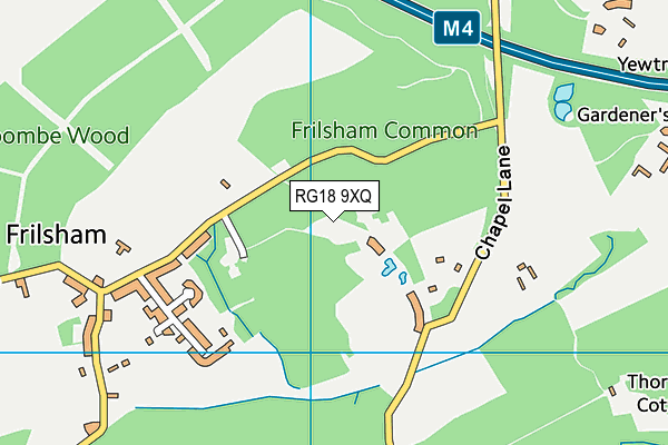 RG18 9XQ map - OS VectorMap District (Ordnance Survey)