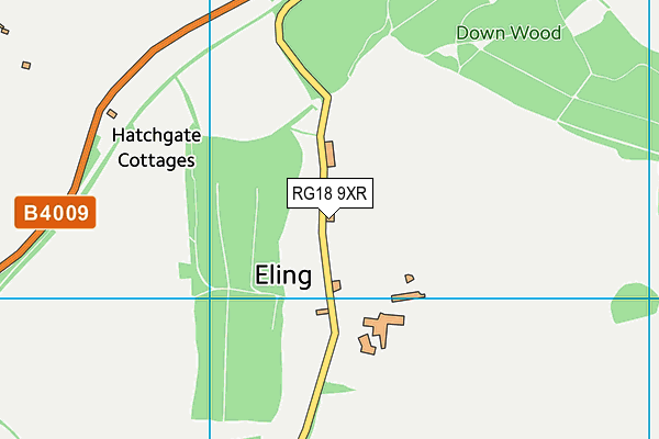 RG18 9XR map - OS VectorMap District (Ordnance Survey)