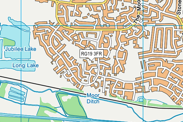 RG19 3FR map - OS VectorMap District (Ordnance Survey)