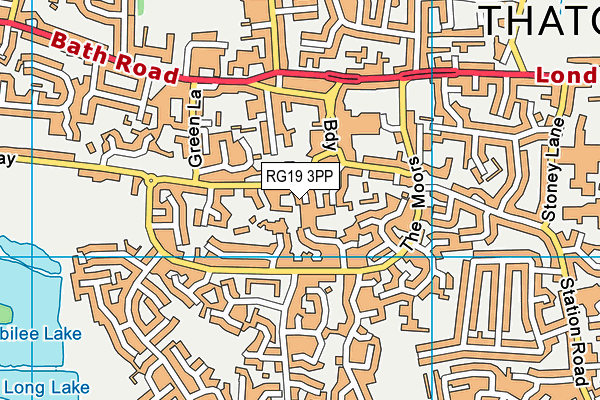RG19 3PP map - OS VectorMap District (Ordnance Survey)