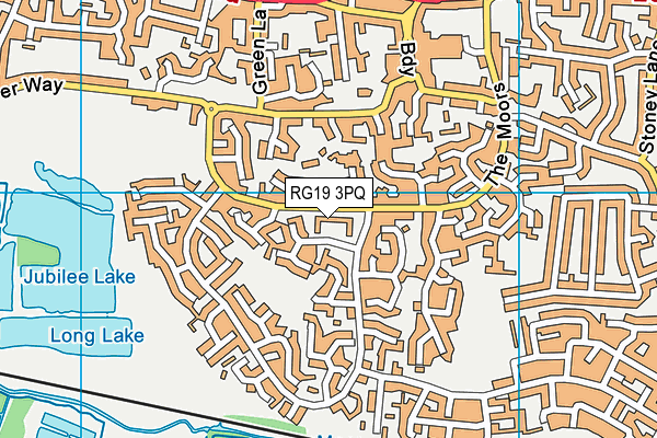 RG19 3PQ map - OS VectorMap District (Ordnance Survey)