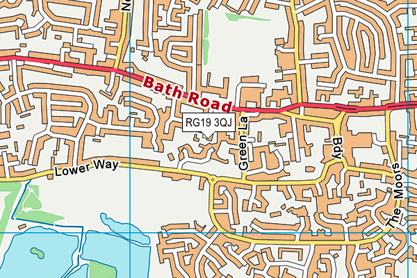 RG19 3QJ map - OS VectorMap District (Ordnance Survey)