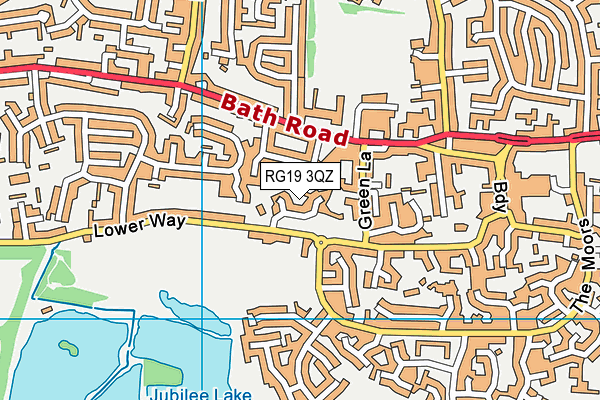 RG19 3QZ map - OS VectorMap District (Ordnance Survey)