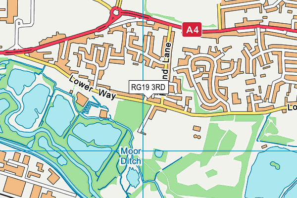 RG19 3RD map - OS VectorMap District (Ordnance Survey)
