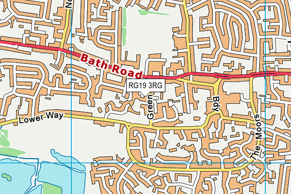 RG19 3RG map - OS VectorMap District (Ordnance Survey)