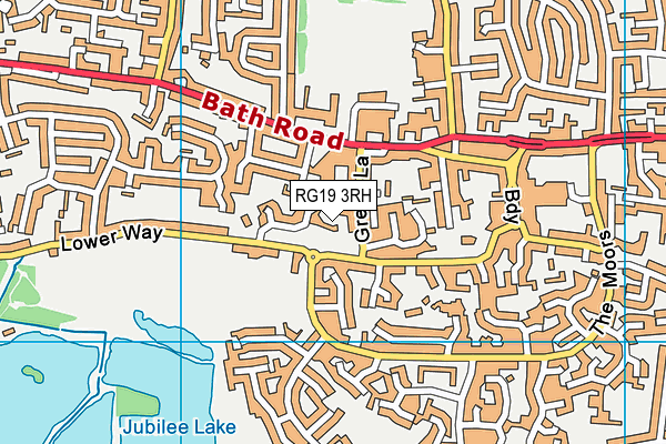 RG19 3RH map - OS VectorMap District (Ordnance Survey)