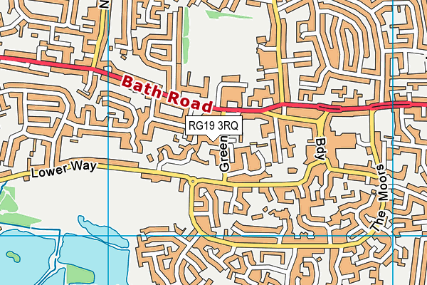 RG19 3RQ map - OS VectorMap District (Ordnance Survey)