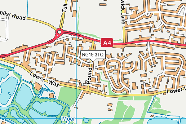 RG19 3TQ map - OS VectorMap District (Ordnance Survey)