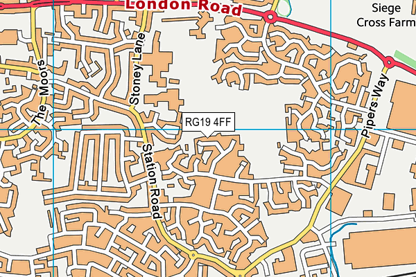 RG19 4FF map - OS VectorMap District (Ordnance Survey)