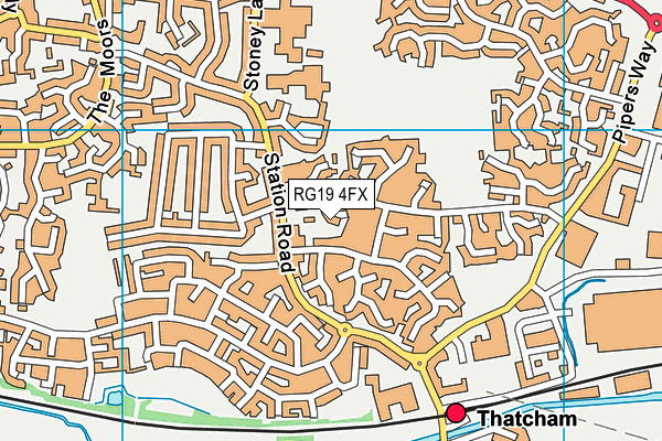 RG19 4FX map - OS VectorMap District (Ordnance Survey)