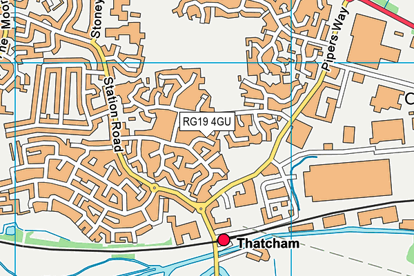 RG19 4GU map - OS VectorMap District (Ordnance Survey)