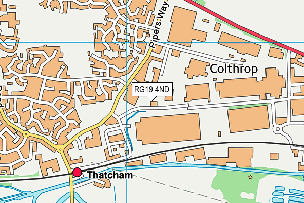 RG19 4ND map - OS VectorMap District (Ordnance Survey)