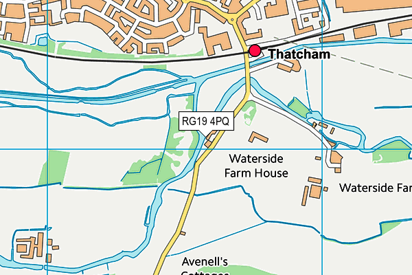 RG19 4PQ map - OS VectorMap District (Ordnance Survey)