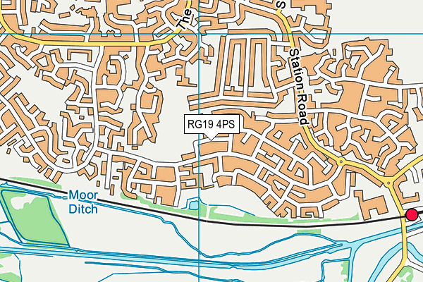 RG19 4PS map - OS VectorMap District (Ordnance Survey)