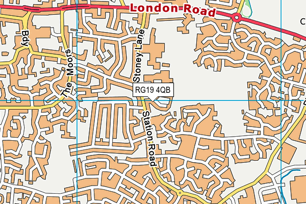 RG19 4QB map - OS VectorMap District (Ordnance Survey)