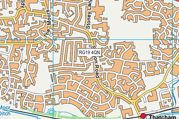 RG19 4QN map - OS VectorMap District (Ordnance Survey)