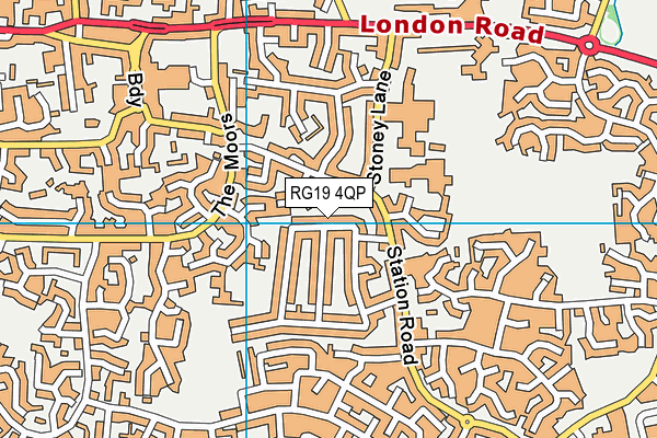 RG19 4QP map - OS VectorMap District (Ordnance Survey)