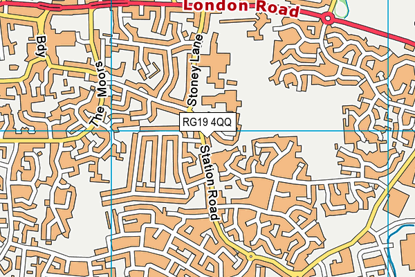 RG19 4QQ map - OS VectorMap District (Ordnance Survey)