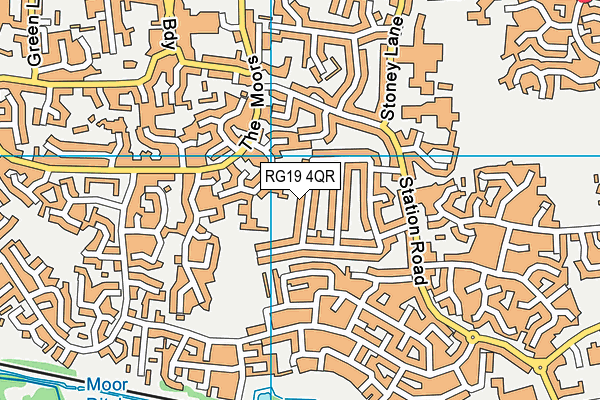 RG19 4QR map - OS VectorMap District (Ordnance Survey)