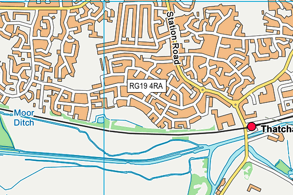 RG19 4RA map - OS VectorMap District (Ordnance Survey)