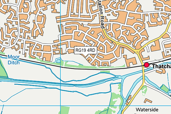 RG19 4RD map - OS VectorMap District (Ordnance Survey)
