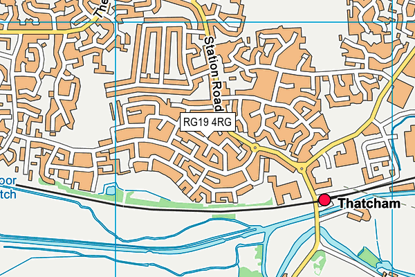 RG19 4RG map - OS VectorMap District (Ordnance Survey)