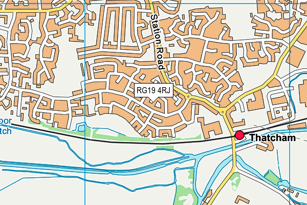 RG19 4RJ map - OS VectorMap District (Ordnance Survey)