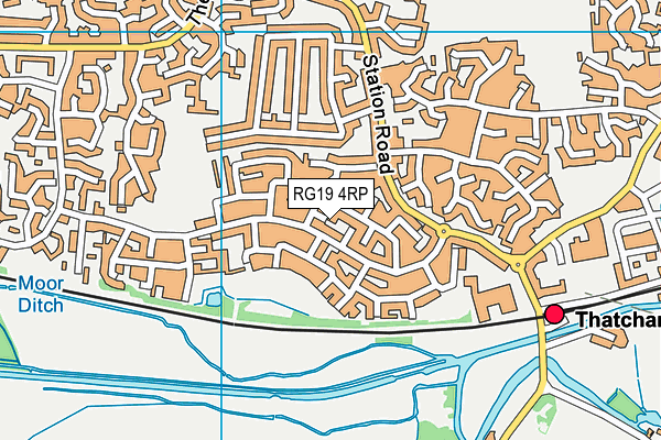 RG19 4RP map - OS VectorMap District (Ordnance Survey)