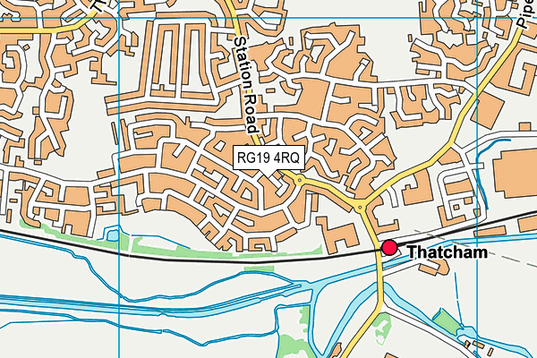 RG19 4RQ map - OS VectorMap District (Ordnance Survey)