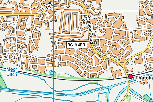 RG19 4RR map - OS VectorMap District (Ordnance Survey)