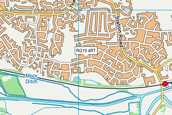 RG19 4RT map - OS VectorMap District (Ordnance Survey)
