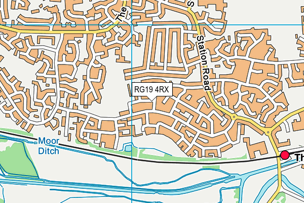 RG19 4RX map - OS VectorMap District (Ordnance Survey)