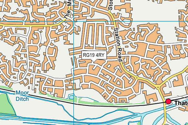 RG19 4RY map - OS VectorMap District (Ordnance Survey)