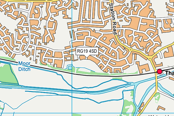 RG19 4SD map - OS VectorMap District (Ordnance Survey)